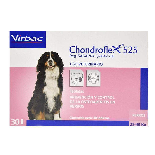 Chondroflex 525, 30 Tabletas - Virbac Chondroflex 525, 30 Tabletas - Virbac
